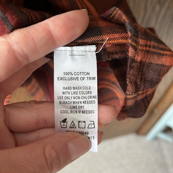 Plaid shirt dress, tunic, duster - Picture 5 of 9